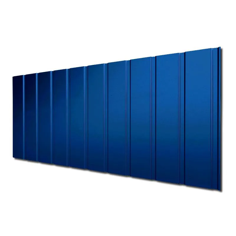 Zugegeben: RAL5010 Enzianblau ist nicht für jedermann die richtige Wahl. Aber für den Einen ist dieser Farbton unseres Wandblechs T-7W genau der Richtige! Vielleicht für Sie?